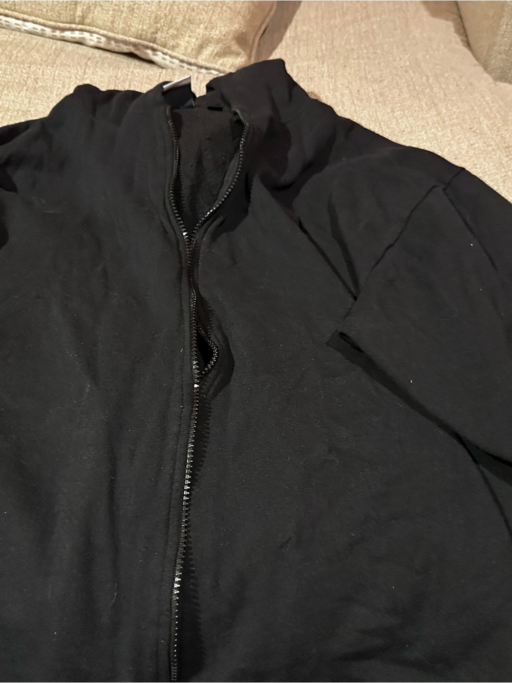 Black Zip-Up Jacket
